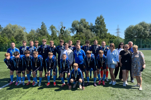 ФК «Чайка Вишгород» U-15 срібні призери Вищої ліги  Чемпіонату м. Києва